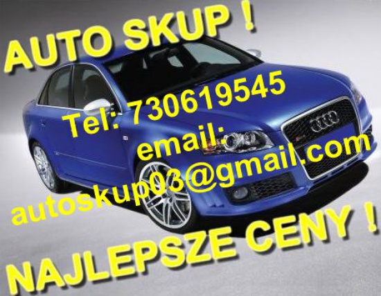 Skup aut po wypadku Śląsk rozbite uszkodzone 730619545