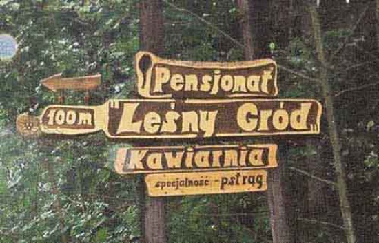Szyldy, tablice reklamowe i adresowe - wykonywane ręcznie